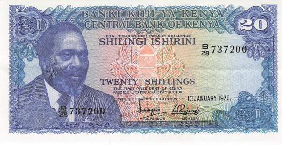 20 Shilingi 1975 p.13b